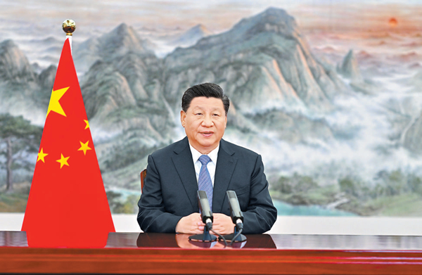 习近平在第四届中国国际进口博览会开幕式上发表主旨演讲 强调中国将坚定不移维护真正的多边主义，坚定不移同世界共享市场机遇，坚定不移推动高水平开放，坚定不移维护世界共同利益